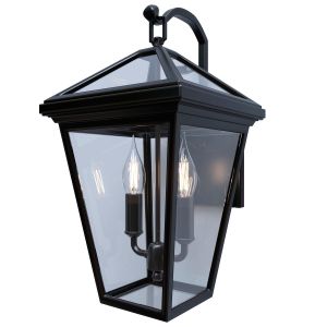 Black Outdoor Wall Light