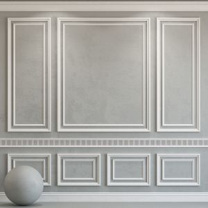 Set 74 Decorative Plaster With Molding