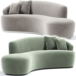 Italian Inspired Modern Curved Sofa