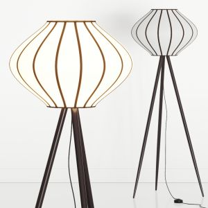 Crate And Barrel Starling Paper Lantern Floor Lamp