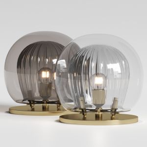 Marc Wood Studio Pleated Crystal Table Lamp