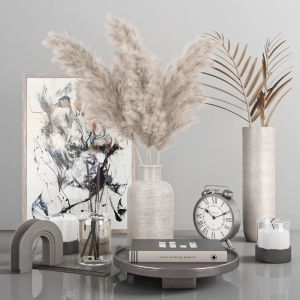 Decorative Set With Pampas 3