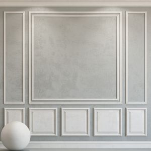 Set 82 Decorative Plaster With Molding