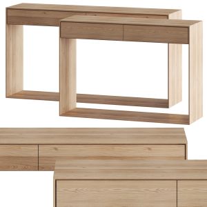 Ethnicraft Oak Nordic Console Tables