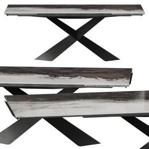 Cattelan Italia Tyron Crystalart Drive Dining Tabl