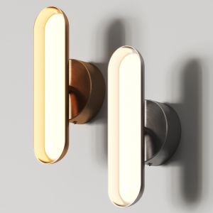 Odin Modern Brass & Chrome Wall Sconce