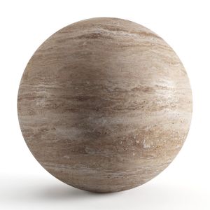 Seamless Texture Of Beige Travertine