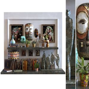 Decoration Set 098 Africa Art Style