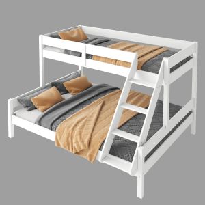 Jysk Vestervig Bunk Bed White