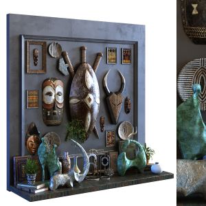 Decoration Set 099 Africa Art Style