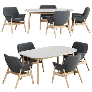 Vedbo Wedbu Ikea Table Chair