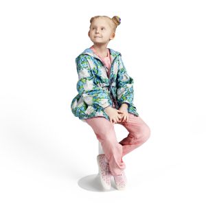 Child Girl Sitting Ks00030