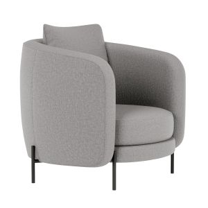 Fauteuil In Tweed, Arcus Design E. Gallina