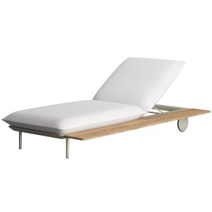 Senja Lounger With Side Table By Tribù