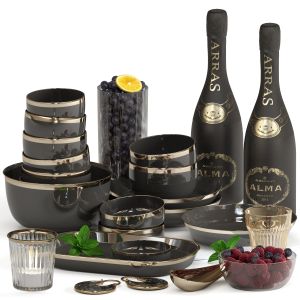 Set Of Luxury Dishes 2