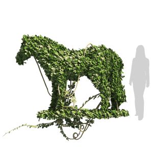 Topiary Horse Sculpture Plant