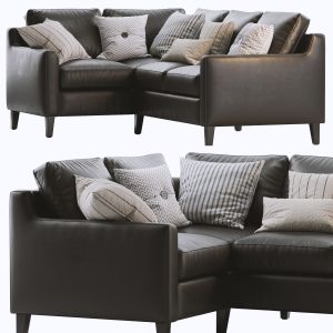 Beverly Upholstered 3-piece Sectional Black