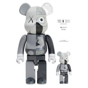 Bearbrick / Kaws Dissected Companion Gray (2010)