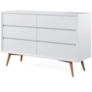 Kids Mid-century Wide Dresser By Crate And Barrel