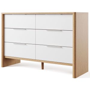 Redondo Kids Wide Two-tone Dresser