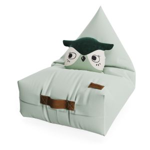 Beanbag Chair And Owl Pillow From Nobodinoz