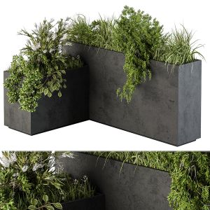 Outdoor Plant Set 248 - Plant L Type Box