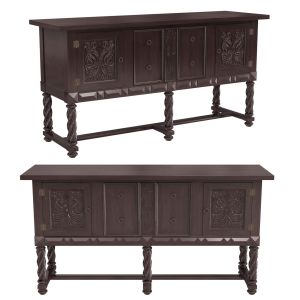 Vintage Classic Dark Brown Sideboard