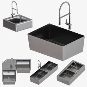 5 Kitchen Sinks - Set 03