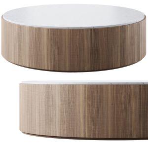 Troupe Round Pine Coffee Table By Crate And Barrel