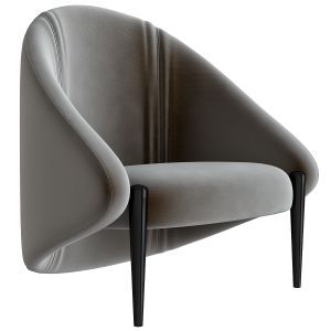 Fabric Armchair With Armrests Walrus