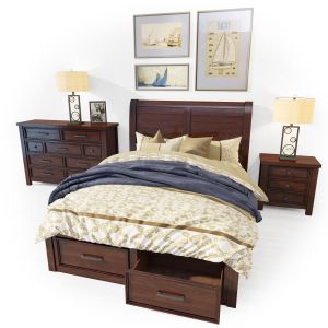 Bed. Bedroom Set. Thomas Cole Designs