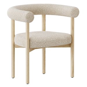 Mazz Boucle Dining Chair By Leanne Ford