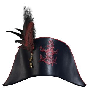 Dark Blue Pirate Hat