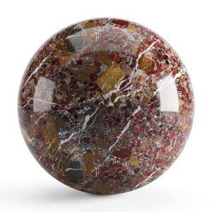 Seamless Red Marble Material