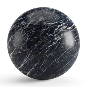 Sleb Material Blue Marble With White Veins