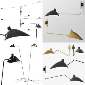 Serge Mouille Lamp Collection