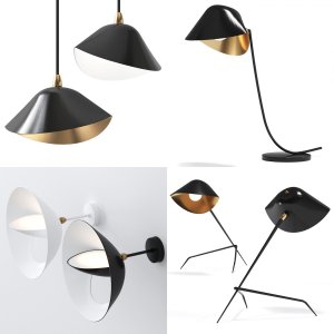 Serge Mouille Lamp Collection