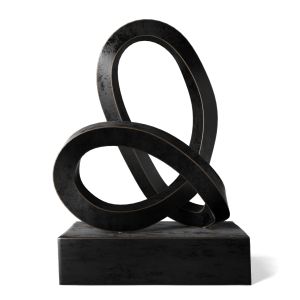 Rh Cast Metal Abstract Sculpture 4