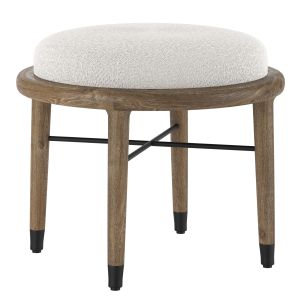 Burke Decor Petra Round Ottoman