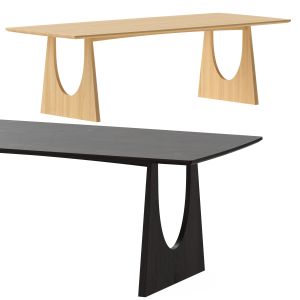 Ethnicraft Geometric Dining Table