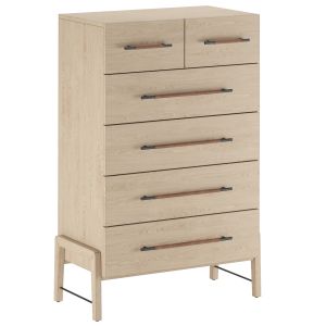 Burke Decor Rosedale 6 Drawer Tall Dresser