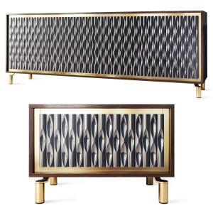 Nightstand Sideboard Gold By Nills