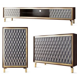 Tvstand Dresser Gold By Nills