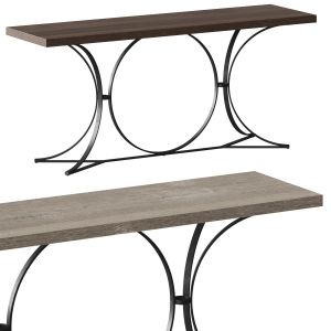 Bernhardt Canyon Ridge Metal Console Table