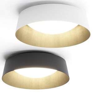 Modern Forms Gilt Led Flush Mount Ceiling Lamp