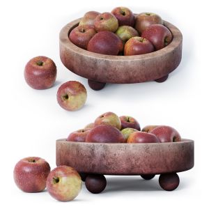 Bowl With Red Apples