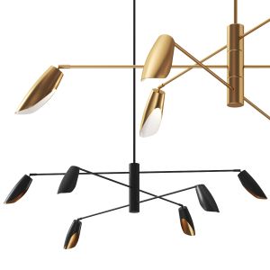 Bowery 3 Tier Led Chandelier By Fredrick Ramond