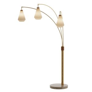 Nova Of California Porcelain 3 Light Arc Lamp