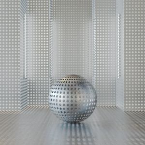 Metal Perforated 42 4k Seamless Pbr Material