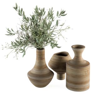 Decorative Vase - Wooden Vase 98